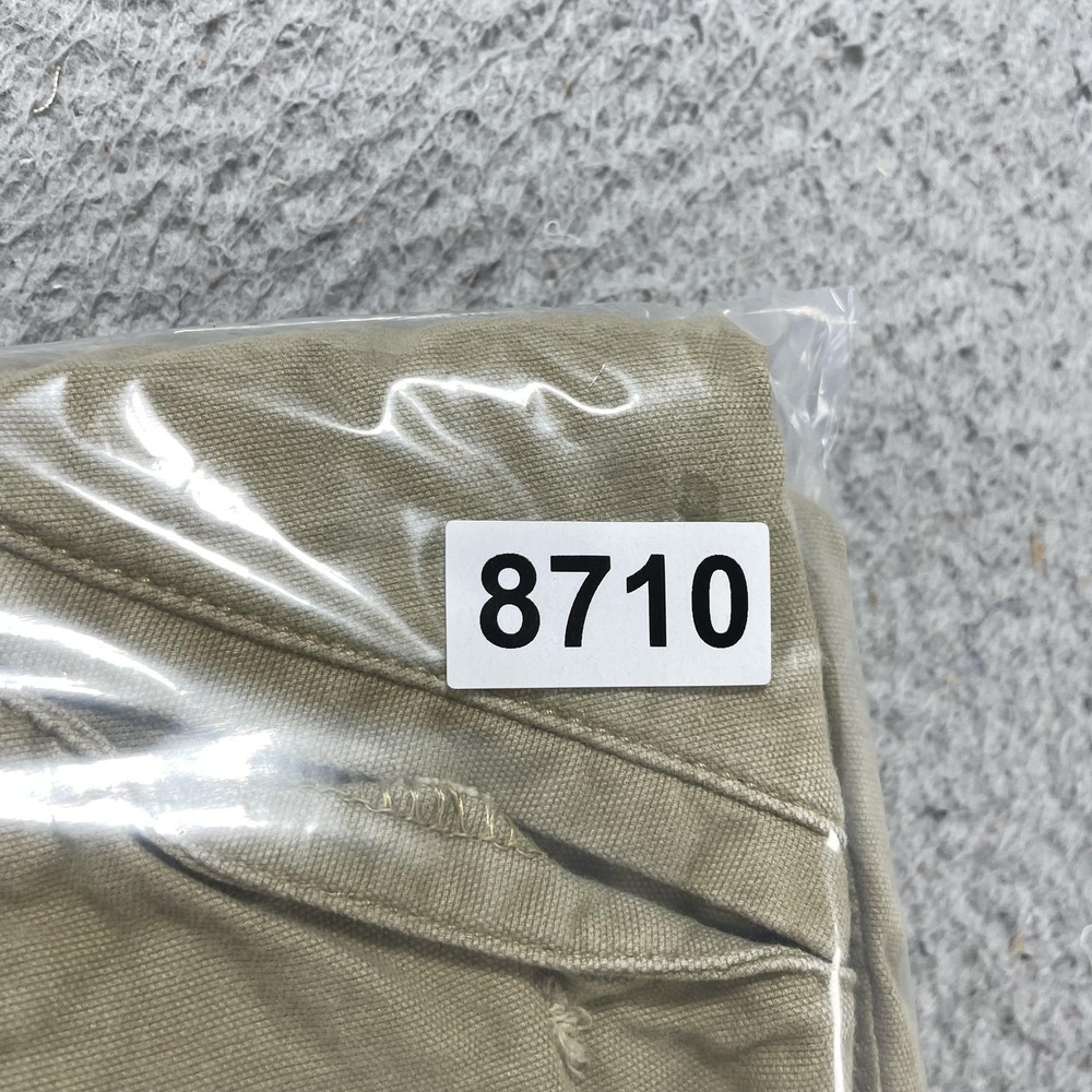 Carhartt Pants Mens 34x30 Beige Relaxed Fit Stretch Canvas Carpenter Workwear - Picture 13 of 13